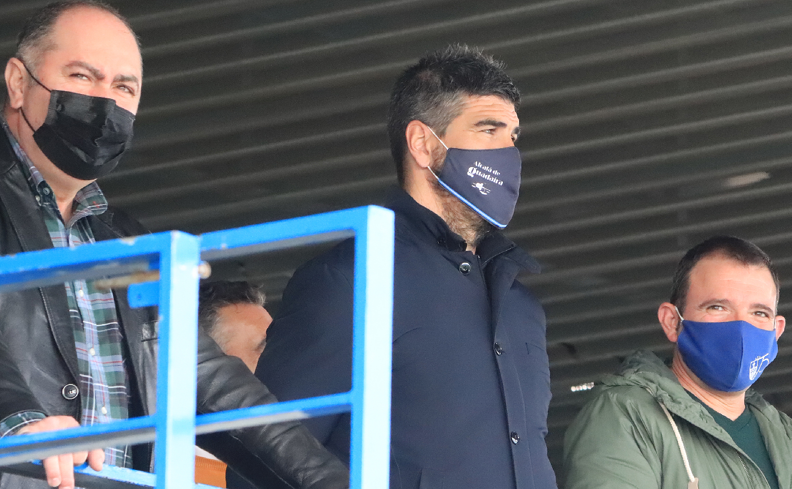 El ex jugador Alejandro Hornillo apoyó al CD Alcalá desde la grada El ex jugador Alejandro Hornillo apoyó al CD Alcalá desde la grada