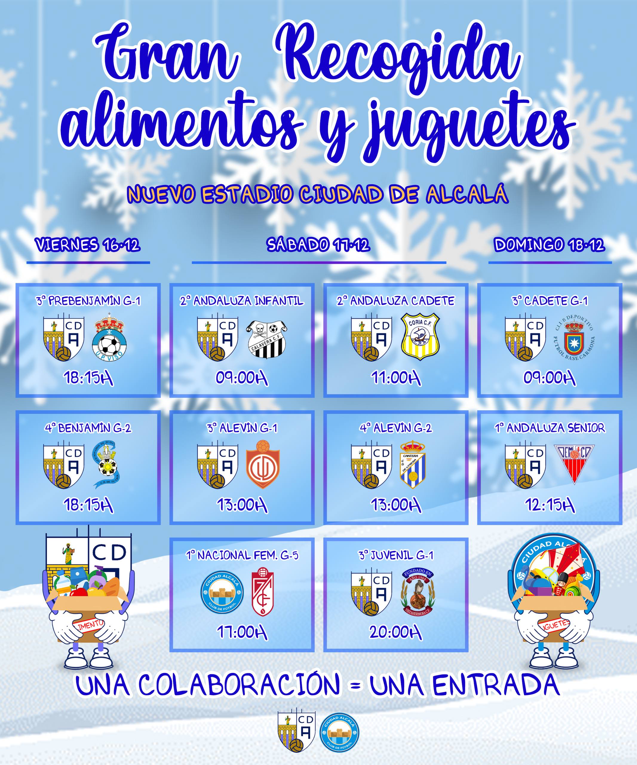 Semana solidaria en el CD Alcalá Semana solidaria en el CD Alcalá